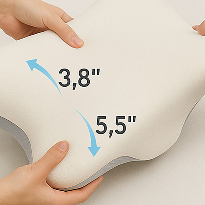 Orthopedic Memory Foam Pillow – Ergonomic Neck & Shoulder Support